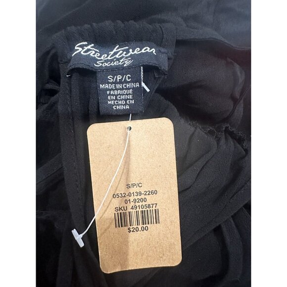 Streetwear Society Black Halter Dress S/P - Picture 4 of 7